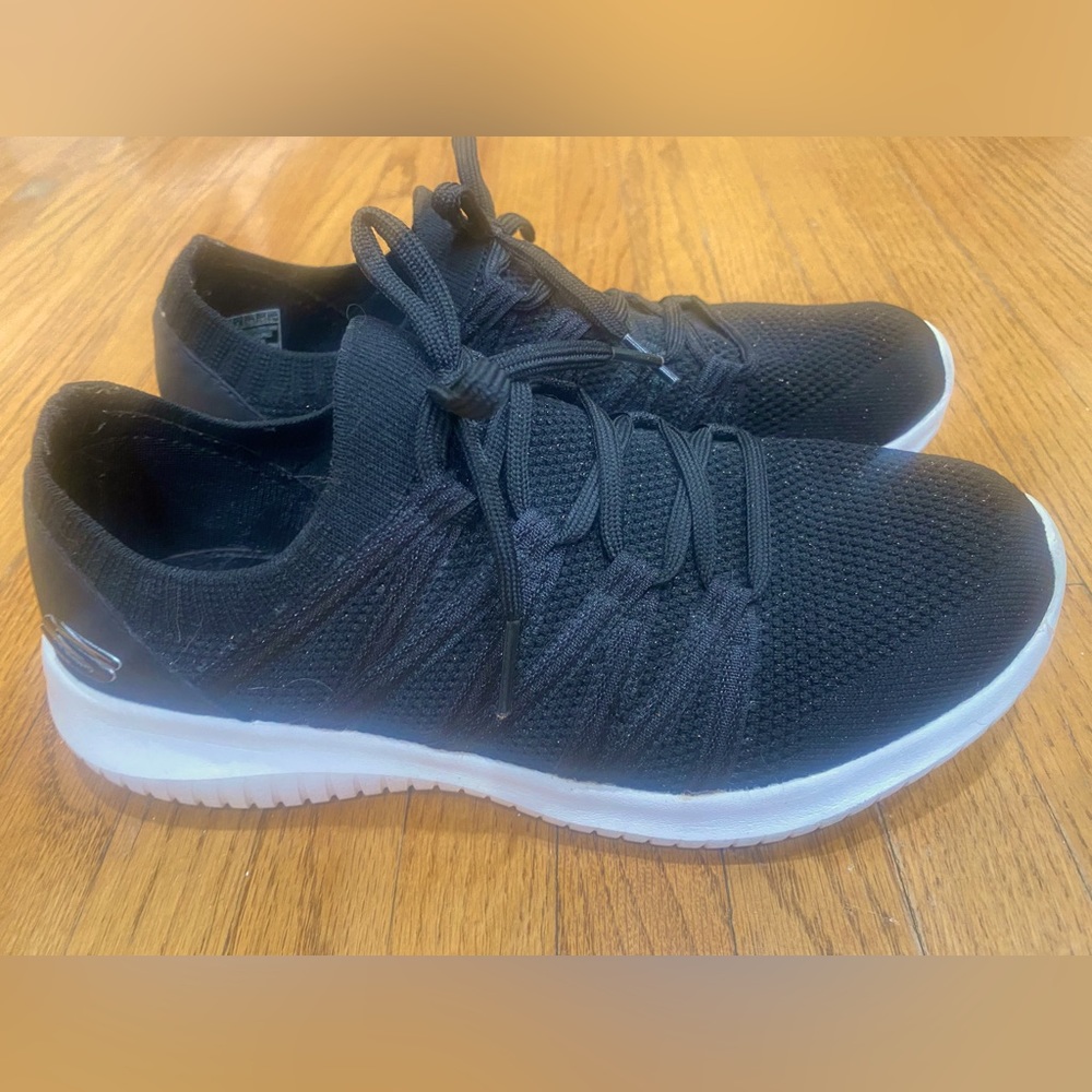 Sparkle Black Skechers Sneakers